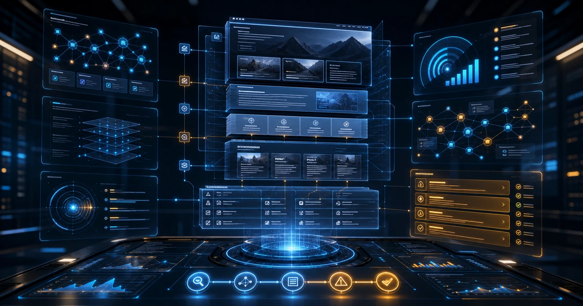 GEO Analyzer AI interface analysing a website for AI visibility signals, content clarity, and recommendation readiness.